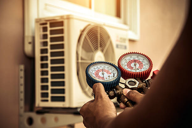 Professional Furnace Repair technician working in Springport, IN